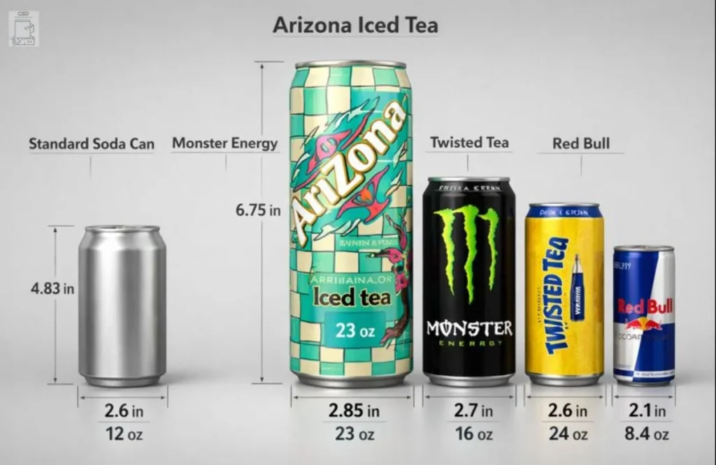 arizona-can-dimensions-vs-other-beverage-brands