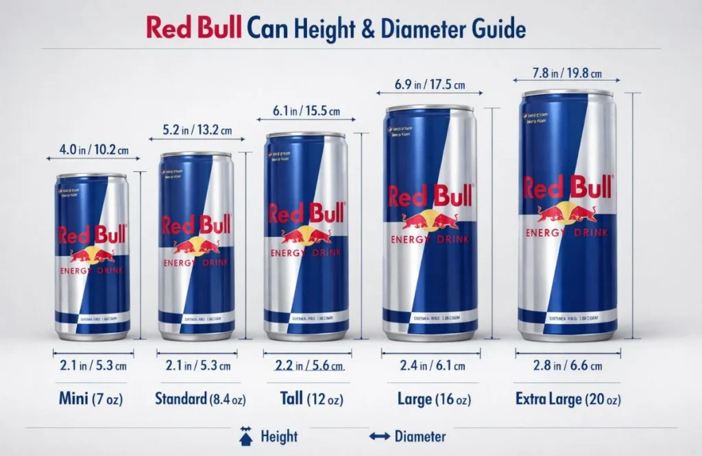 Red Bull Can Size Dimensions In 2026 Red Bull Can Size Dimensions In 2026