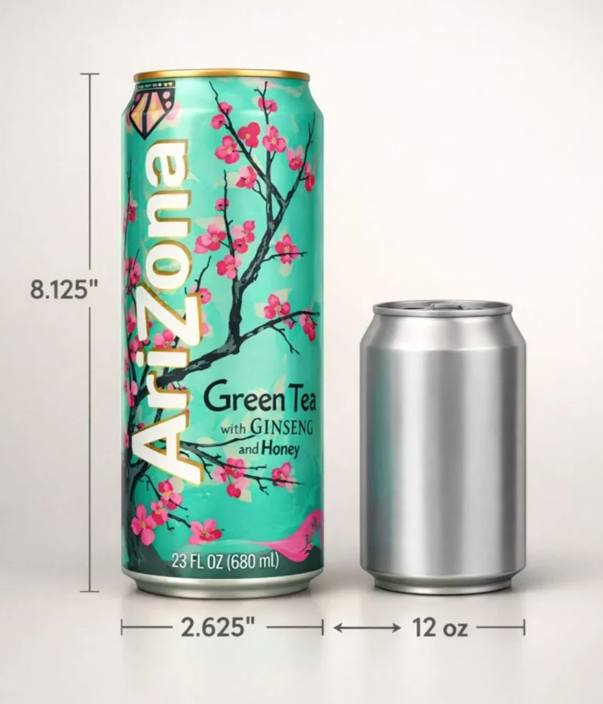 standard-arizona-tea-can-dimensions