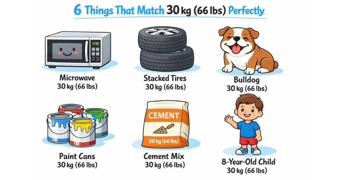 6-things-that-weigh-exactly-30-kg