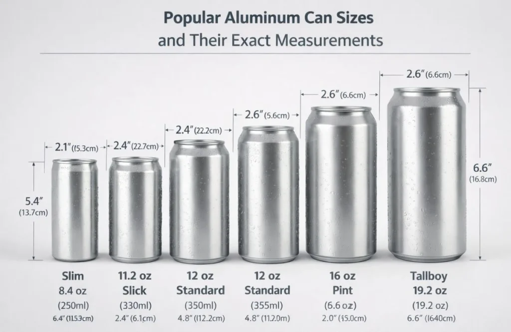 popular-aluminum-can-sizes