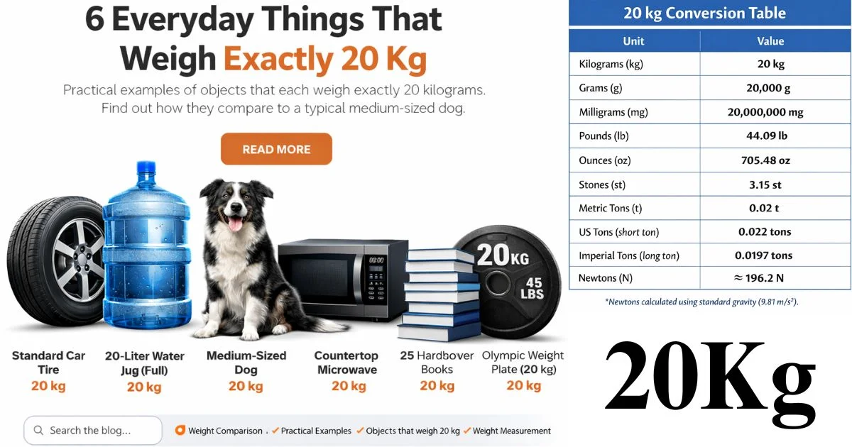 things-that-weigh-20-kg