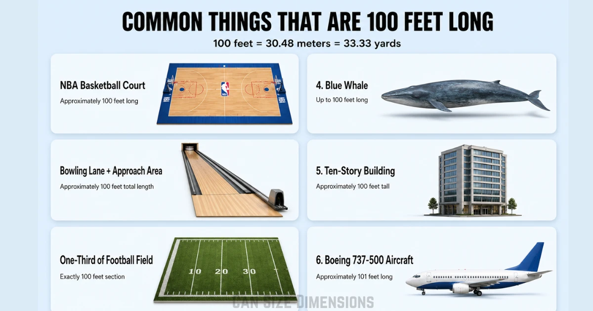common-things-that-100-feet-long