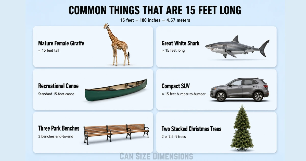 common-things-that-15-feet-long