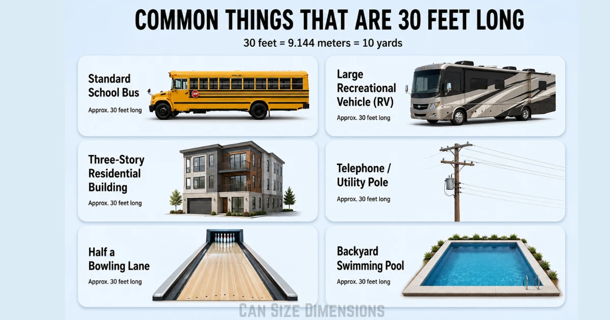 common-things-that-30-feet-long