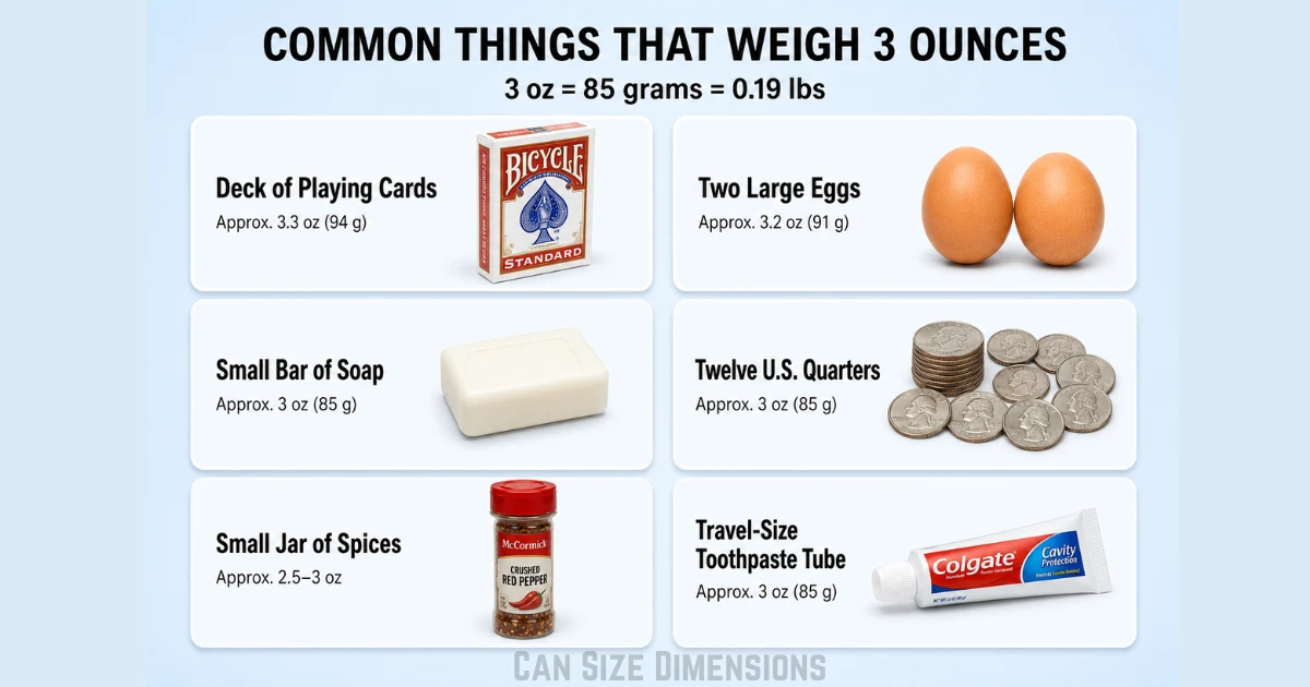 common-things-that-are-weigh-3-ounces